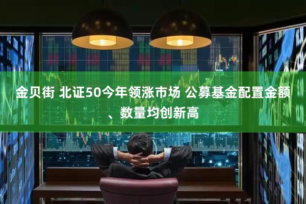 金贝街 北证50今年领涨市场 公募基金配置金额、数量均创新高