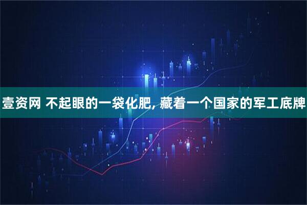 壹资网 不起眼的一袋化肥, 藏着一个国家的军工底牌