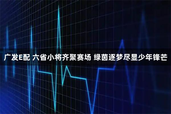 广发E配 六省小将齐聚赛场 绿茵逐梦尽显少年锋芒
